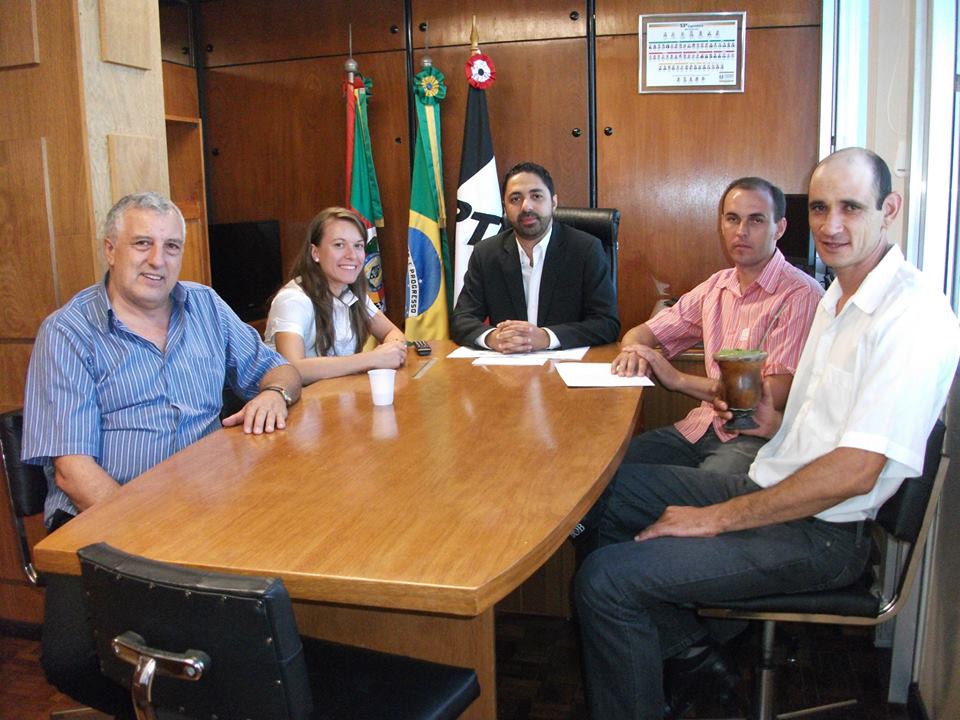 Vereadores de Jacuizinho na capital do estado
