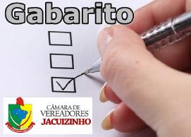 CONCURSO PÚBLICO: Divulgado o gabarito da prova para Oficial Administrativo e Motorista.