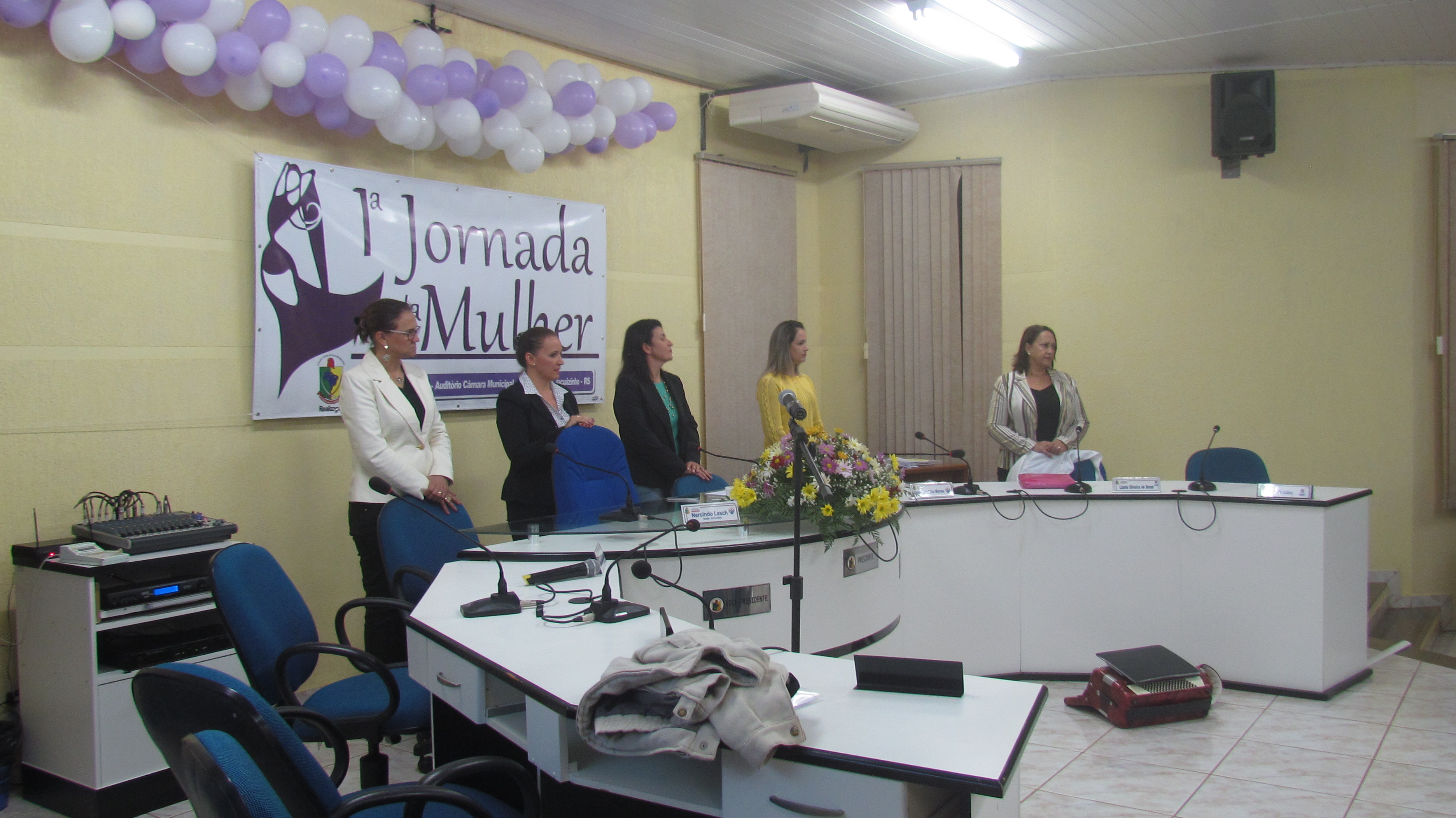 1ª JORNADA DA MULHER: Abertura oficial (25/04/2017)