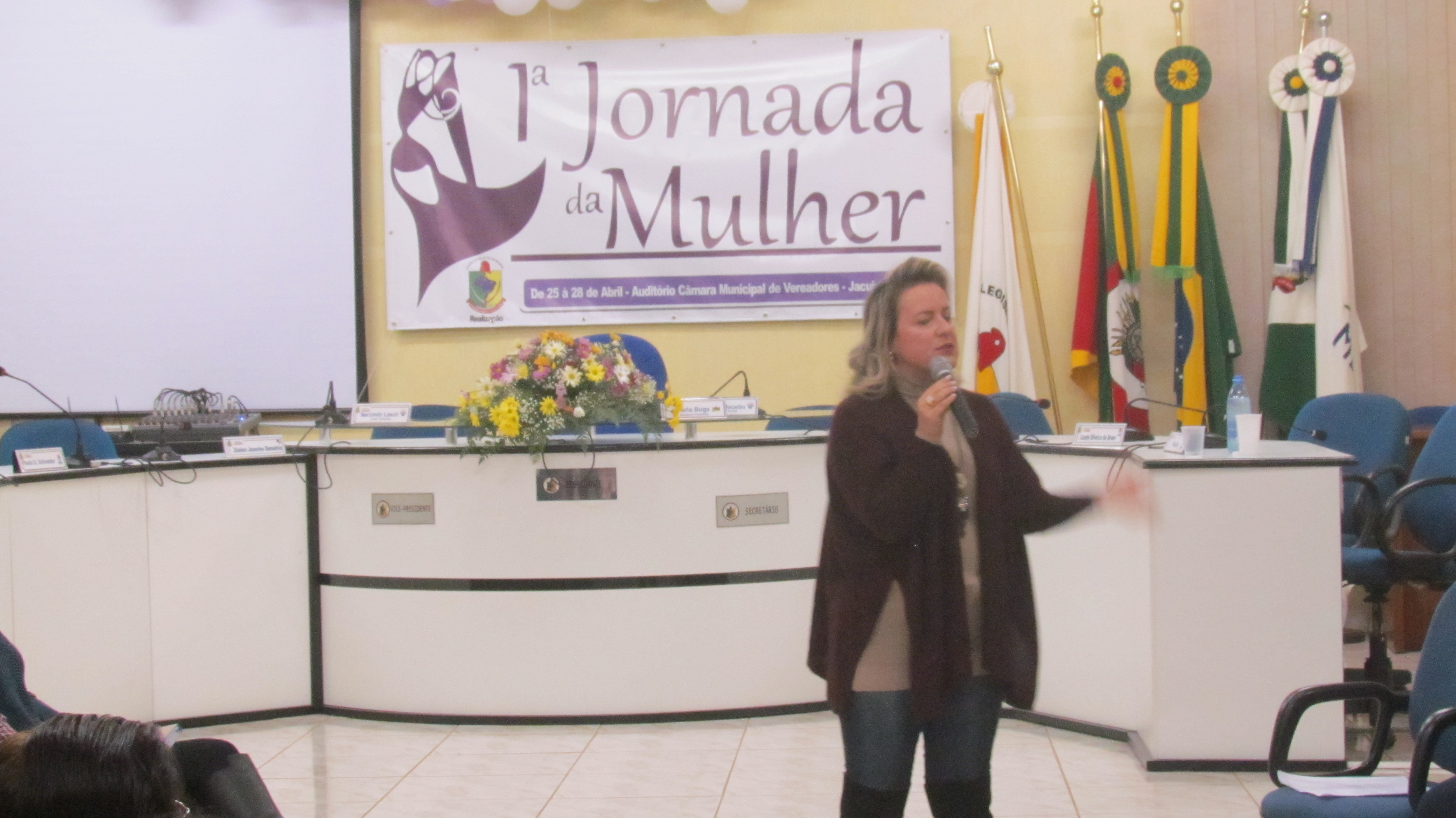 1ª JORNADA DA MULHER: Quarta-feira (26/04/2017)