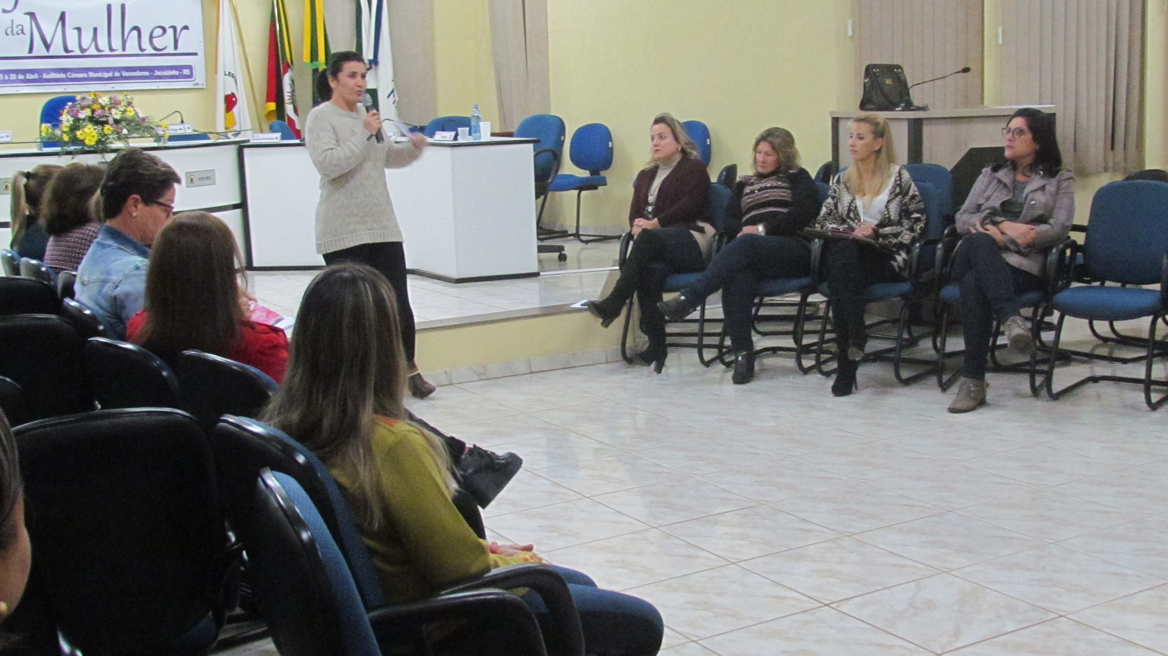 1ª JORNADA DA MULHER: Quarta-feira (26/04/2017)
