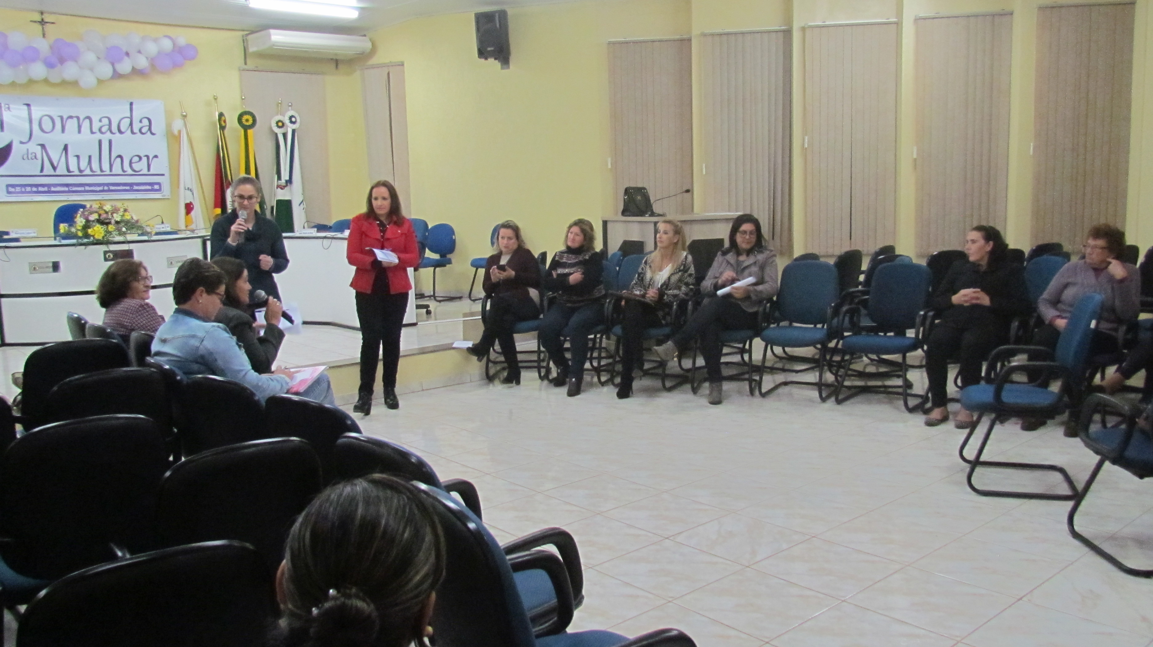 1ª JORNADA DA MULHER: Quarta-feira (26/04/2017)