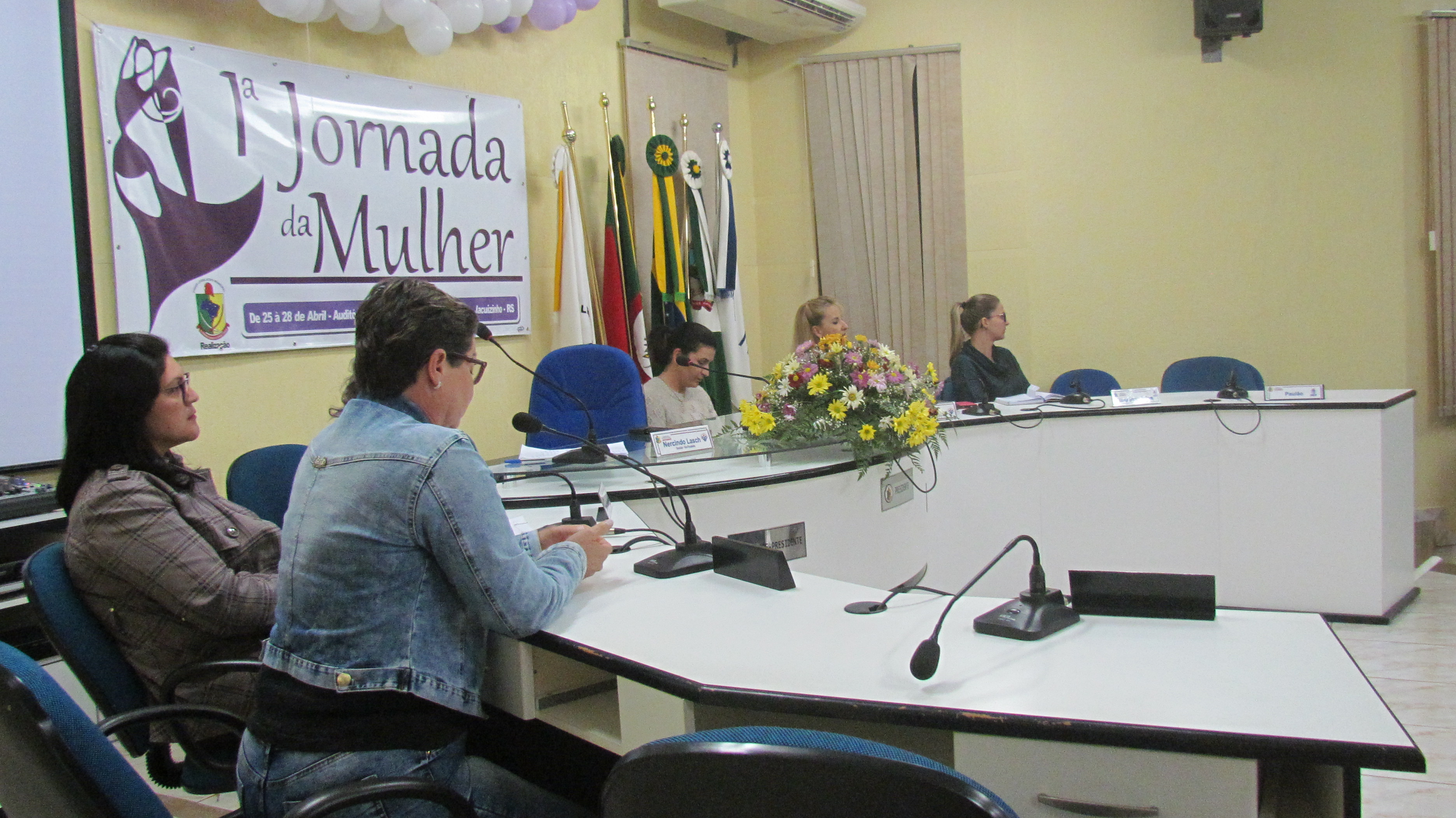 1ª JORNADA DA MULHER: Quarta-feira (26/04/2017)
