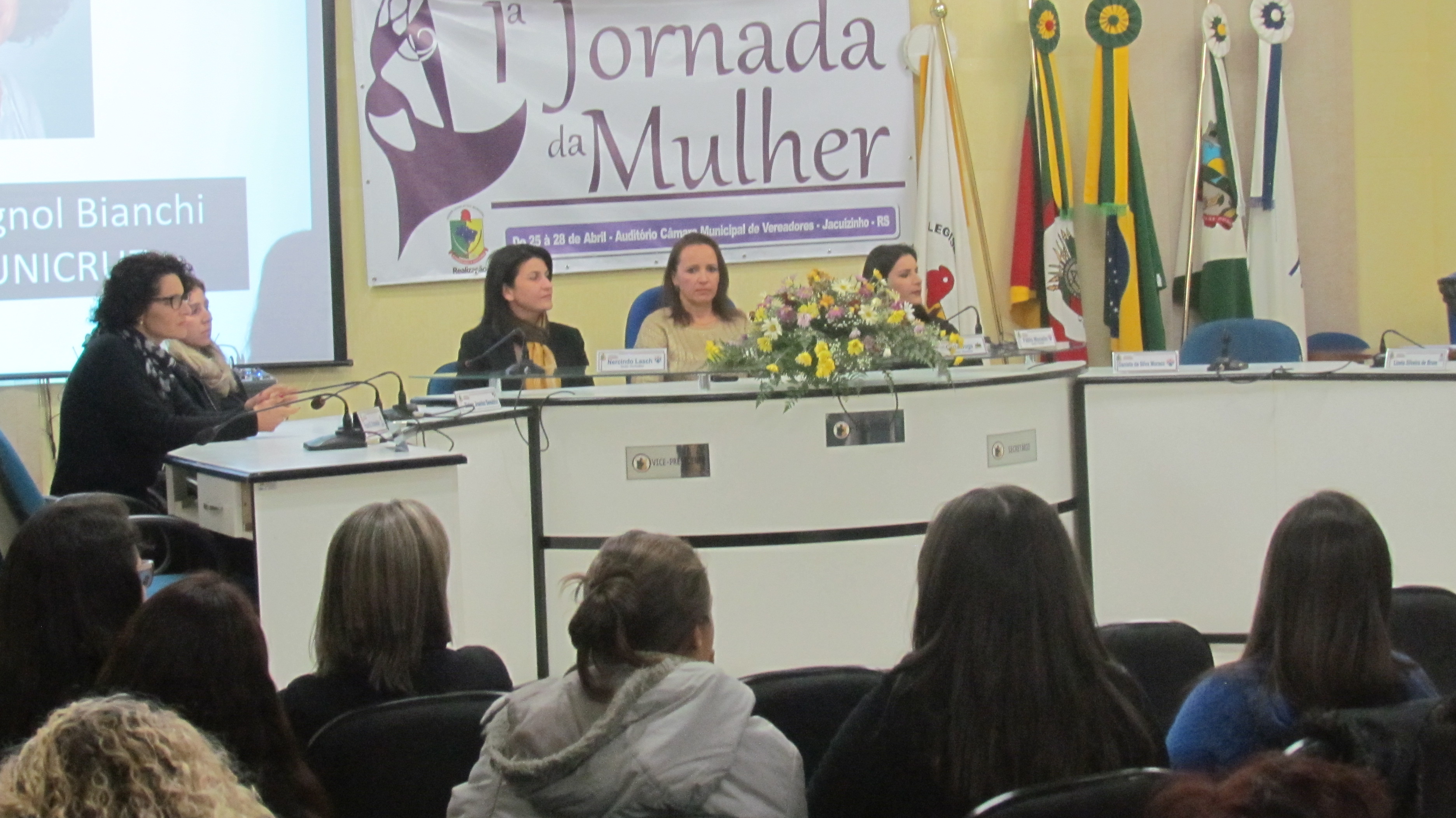 1ª JORNADA DA MULHER: Quinta-feira (27/04/2017)