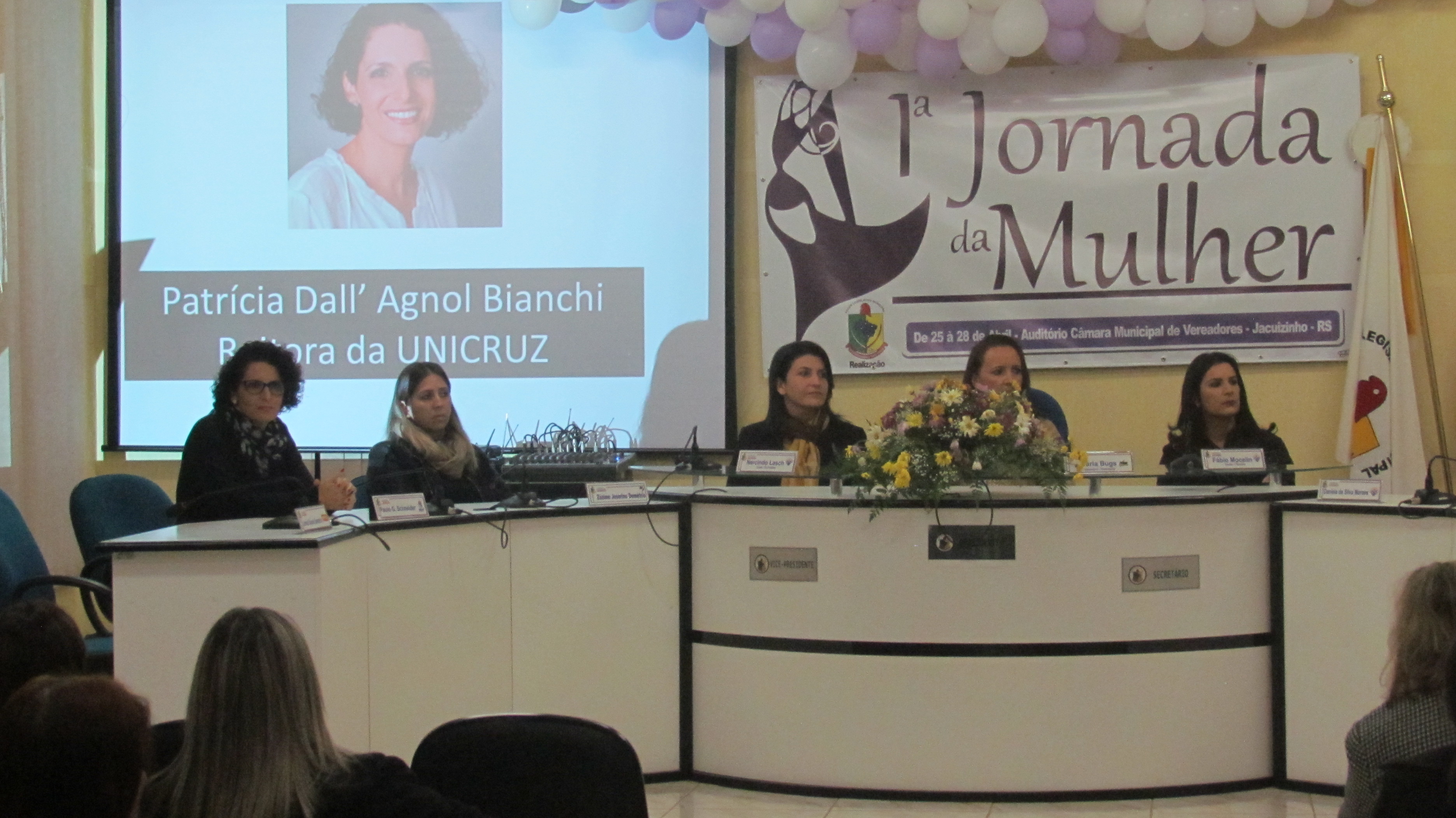 1ª JORNADA DA MULHER: Quinta-feira (27/04/2017)