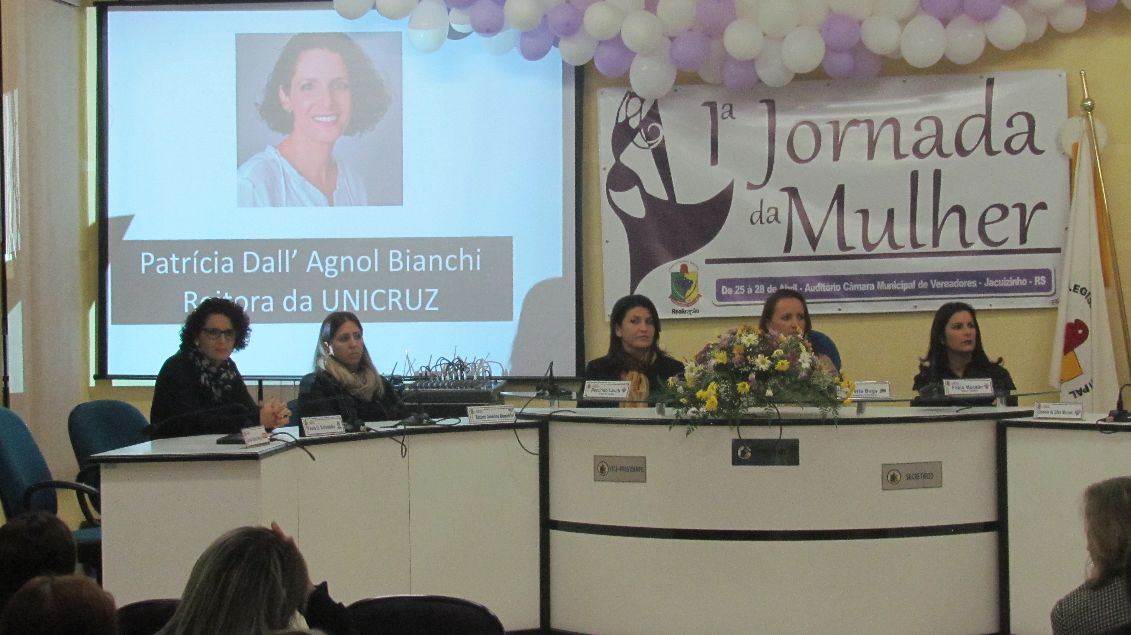 1ª JORNADA DA MULHER: Quinta-feira (27/04/2017)