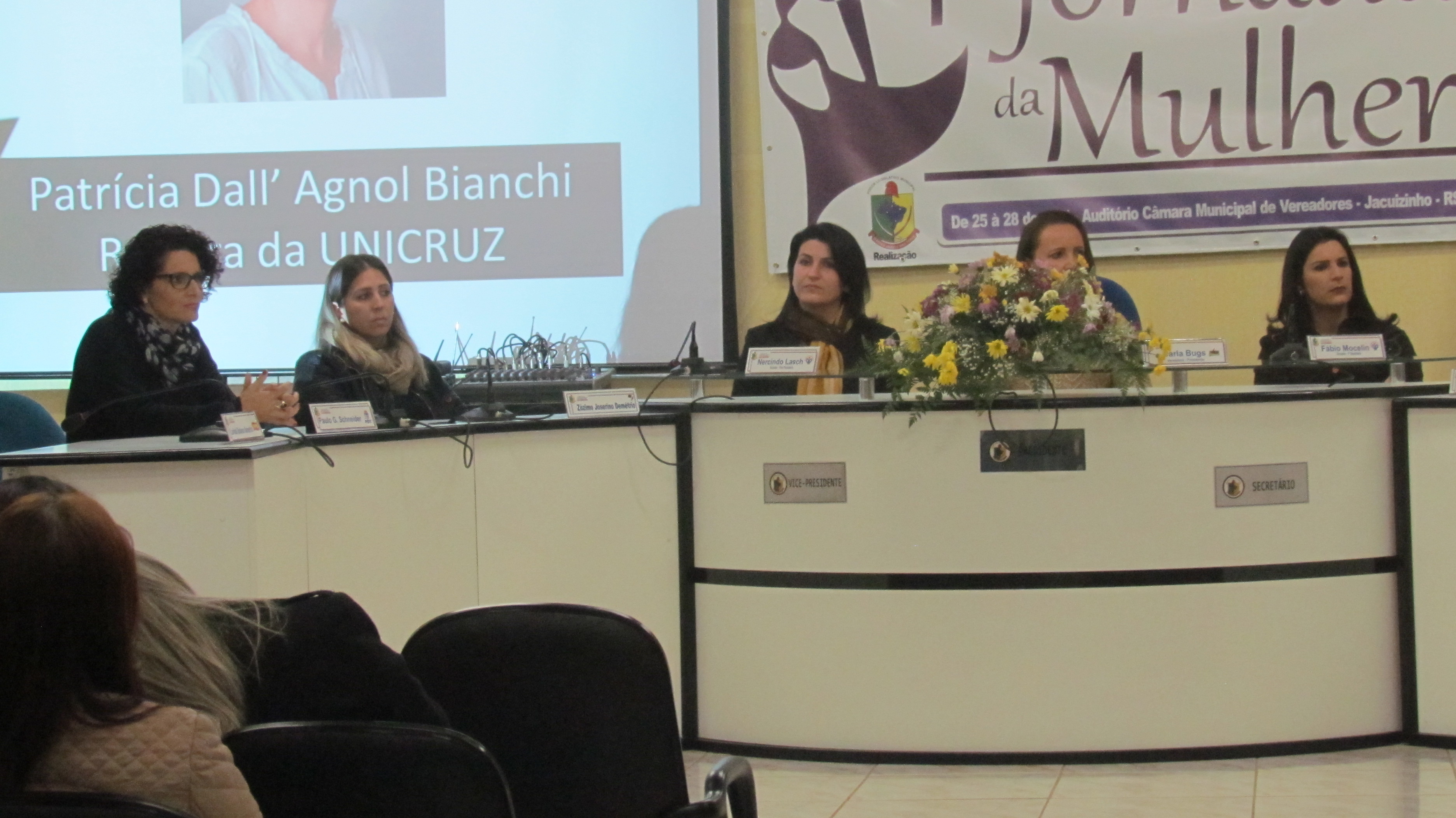 1ª JORNADA DA MULHER: Quinta-feira (27/04/2017)