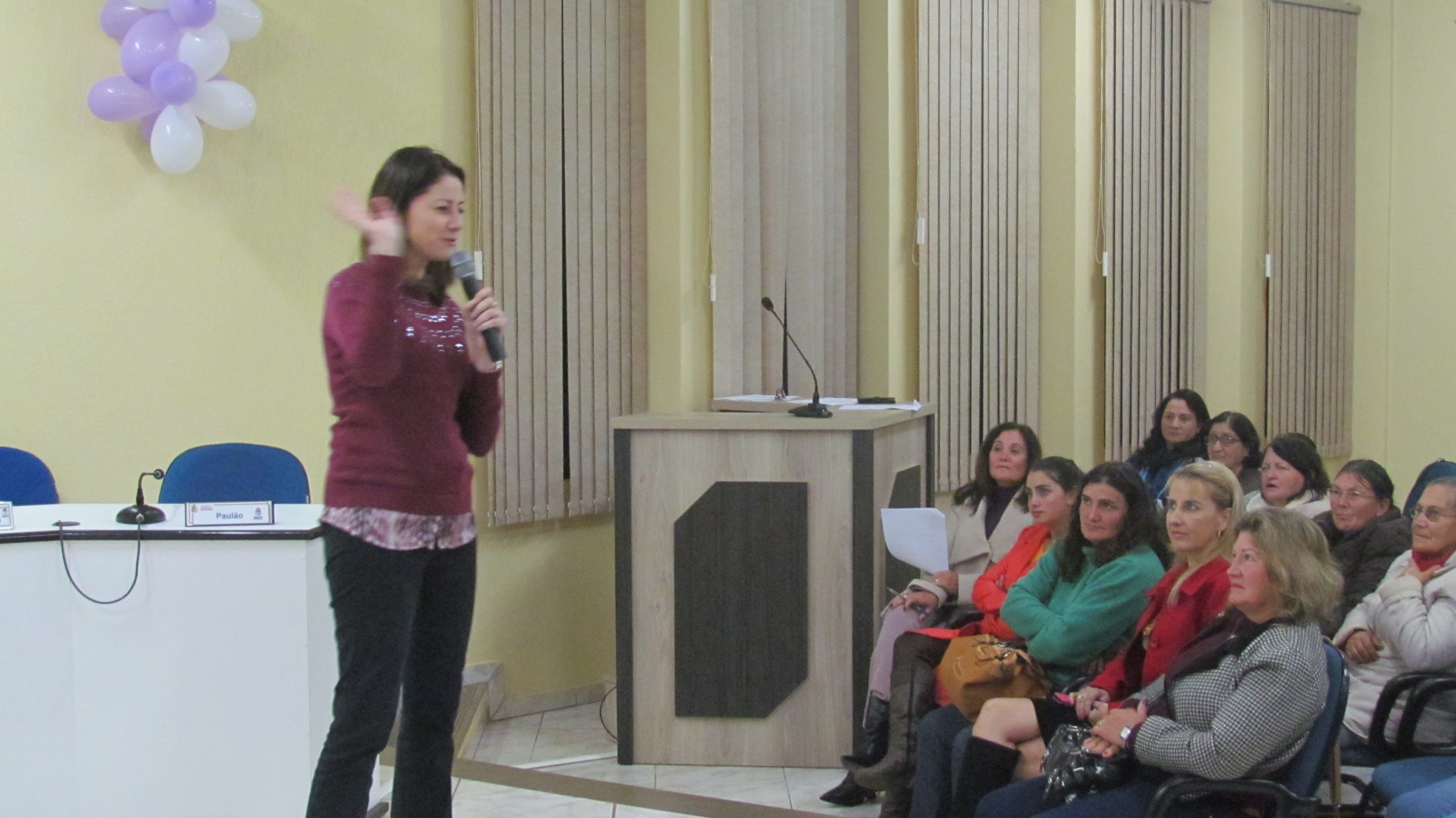 1ª JORNADA DA MULHER: Quinta-feira (27/04/2017)