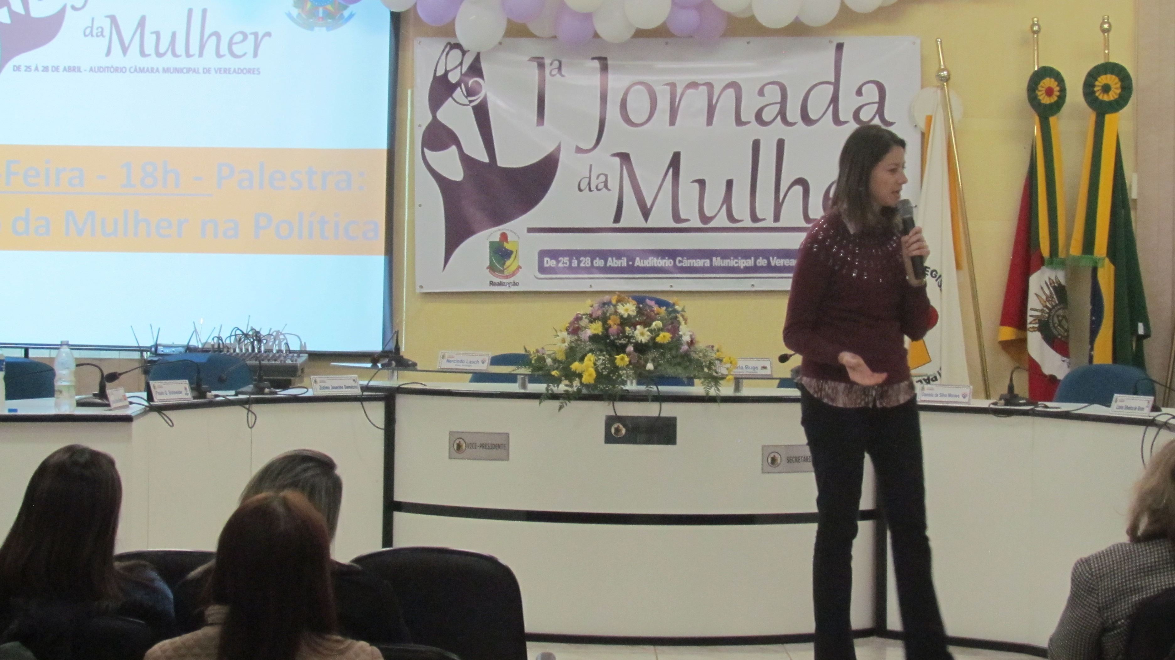 1ª JORNADA DA MULHER: Quinta-feira (27/04/2017)