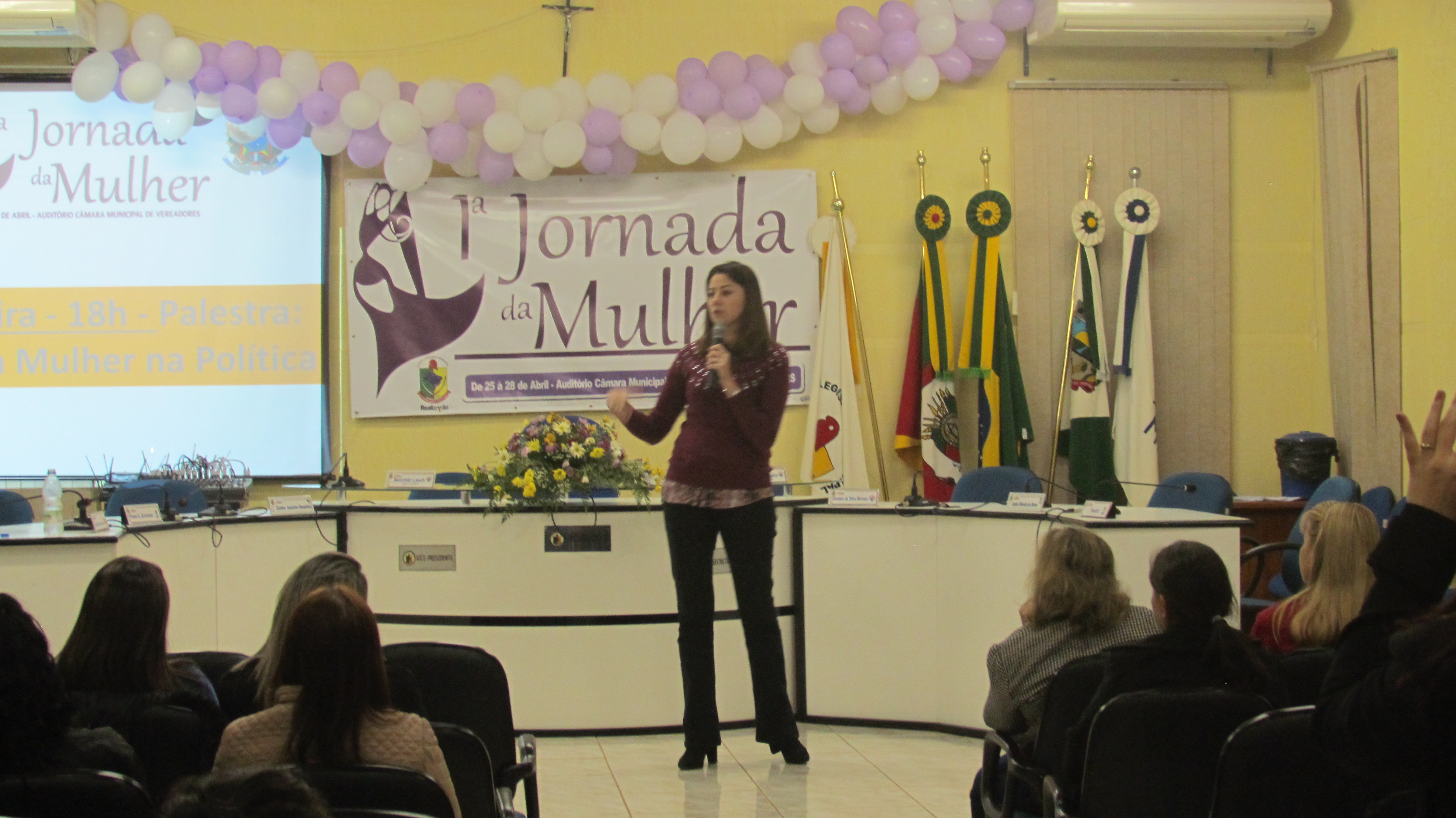 1ª JORNADA DA MULHER: Quinta-feira (27/04/2017)