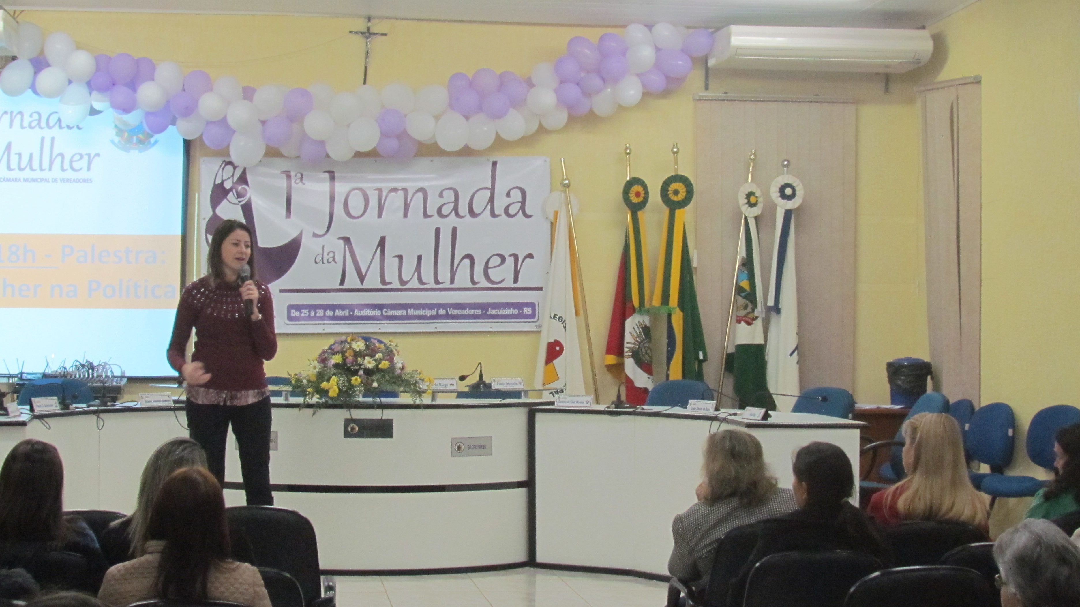 1ª JORNADA DA MULHER: Quinta-feira (27/04/2017)