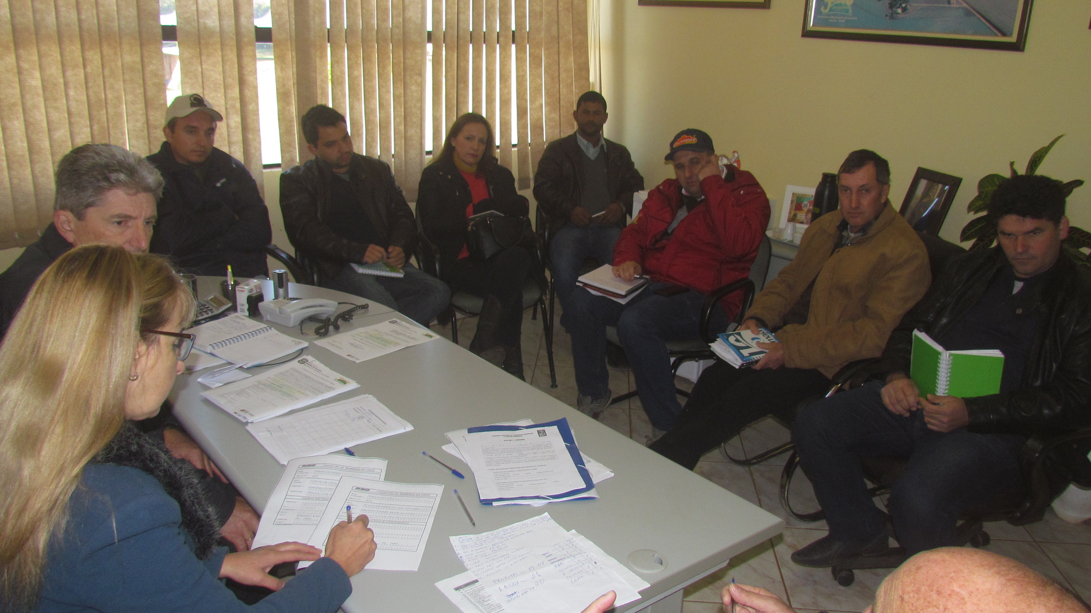 SENSO AGROPECUÁRIO: Presidente da Câmara participa de reunião de apresentação do projeto