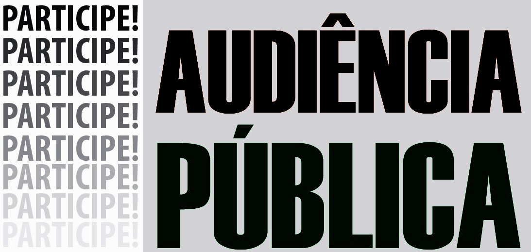 AUDIÊNCIA PÚBLICA: Lei Orçamentária Anual será debatida dia 30, segunda-feira.