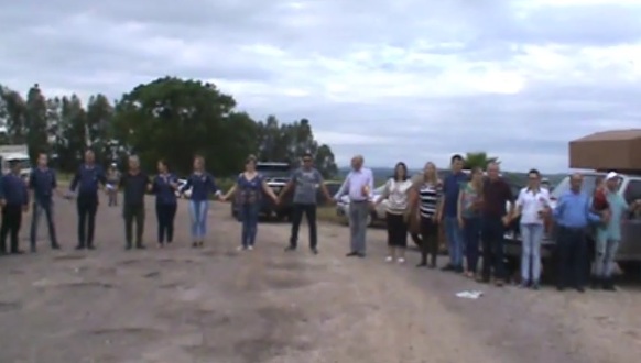 VRS-817 E OBRA ASFÁLTICA JACUIZINHO/TUNAS: Comunidade Regional Realiza Manifesto em pról de melhorias