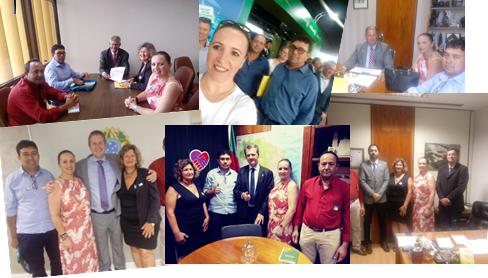 MARCHA A BRASILIA: Vereadores apresentam demandas a deputados e ministérios.