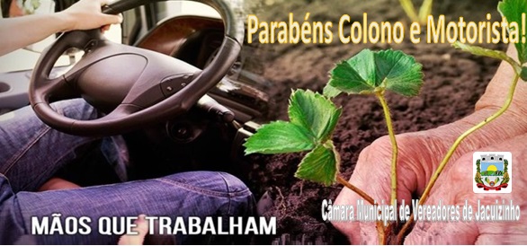 Parabéns Colono e Motorista!