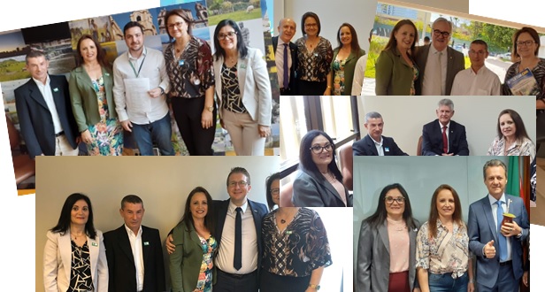 REPRESENTAÇÃO POLÍTICA: Presidente da Câmara e assessora buscam recursos para o município