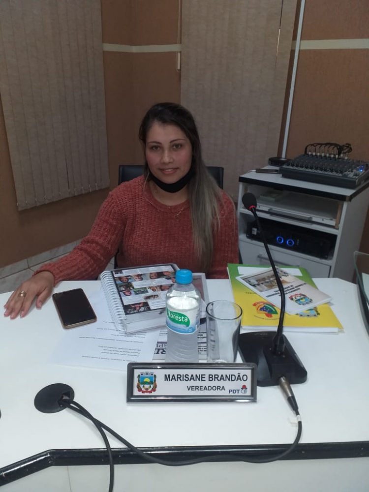 RETORNO: Vereadora Marisane Brandão retorna as atividades legislativas.