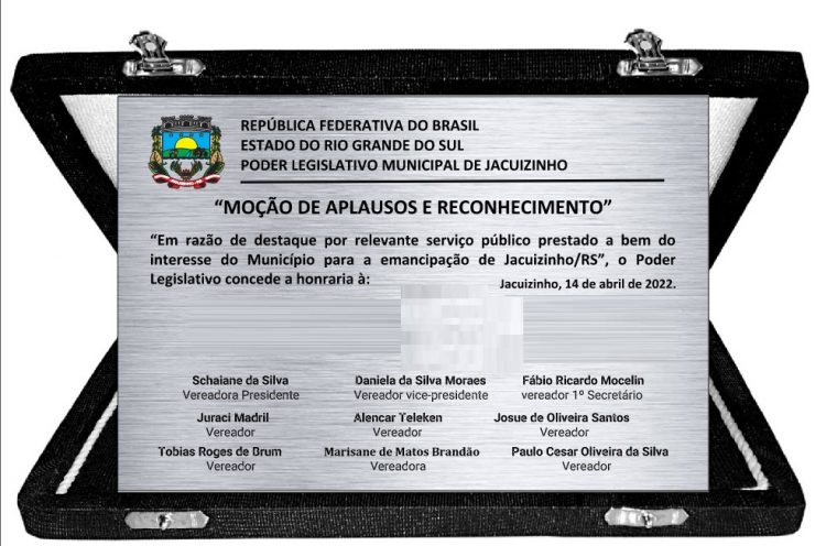 JACUIZINHO 26 ANOS: Noite de homenagens e reconhecimento aos emancipalistas e membros da 1ª gestão.