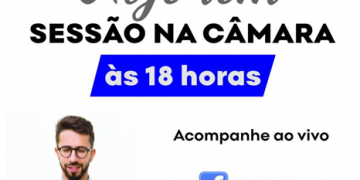 SESSÃO ORDINÁRIA: Assista ao vivo, todas segundas-feiras!