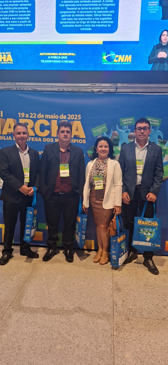 MARCHA EM DEFESA DOS MUNICÍPIOS: Vereadores trazem resultados positivos ao município