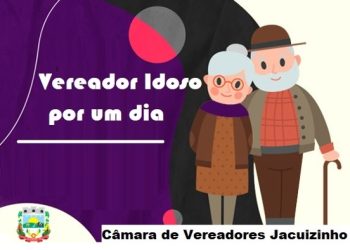 VEREADOR IDOSO: Sessão Solene será na quarta-feira, dia 29 de outubro.